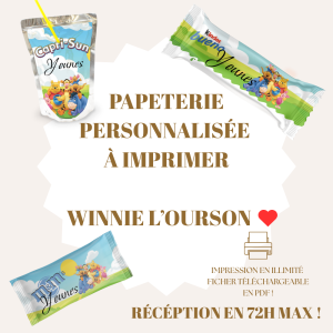 Pack à télécharger Winnie l'ourson ♥